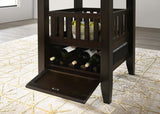 Jaden 5-piece Square Counter Height Dining Set Espresso - 100958-S5