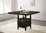 Jaden Square 47-inch Counter Height Dining Table Espresso - 100958