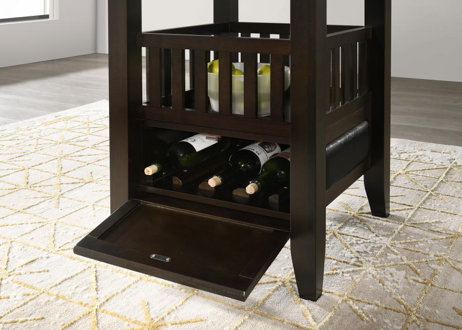 Jaden Square 47-inch Counter Height Dining Table Espresso - 100958
