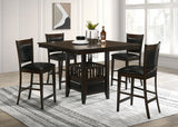 Jaden Upholstered Counter Chair Espresso (Set of 2) - 100959