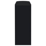 Adolfo Rectangular 2-tier Home Bar Table Black High Gloss - 101063