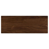 Finnick Rectangular 47-inch Pub Height Bar Table Walnut - 101436
