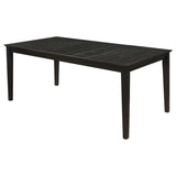 Louise 5-piece Rectangular Extension Leaf Dining Set Black - 101561-S5
