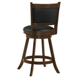 Broxton Upholstered Swivel Counter Chair Chestnut (Set of 2) - 101919