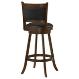 Broxton Upholstered Swivel Bar Chair Chestnut (Set of 2) - 101920