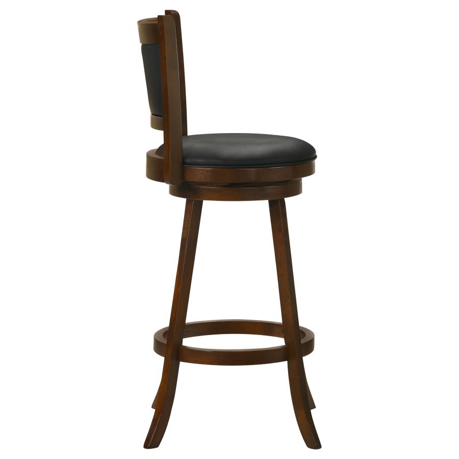 Broxton Upholstered Swivel Bar Chair Chestnut (Set of 2) - 101920