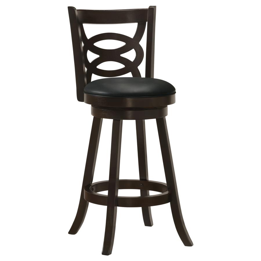 Calecita Wood Swivel Bar Chair Cappuccino (Set of 2) - 101930