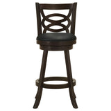 Calecita Wood Swivel Bar Chair Cappuccino (Set of 2) - 101930