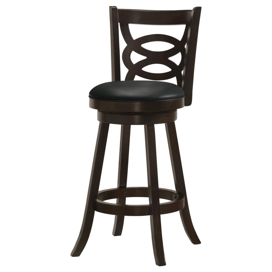 Calecita Wood Swivel Bar Chair Cappuccino (Set of 2) - 101930