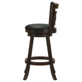 Calecita Wood Swivel Bar Chair Cappuccino (Set of 2) - 101930