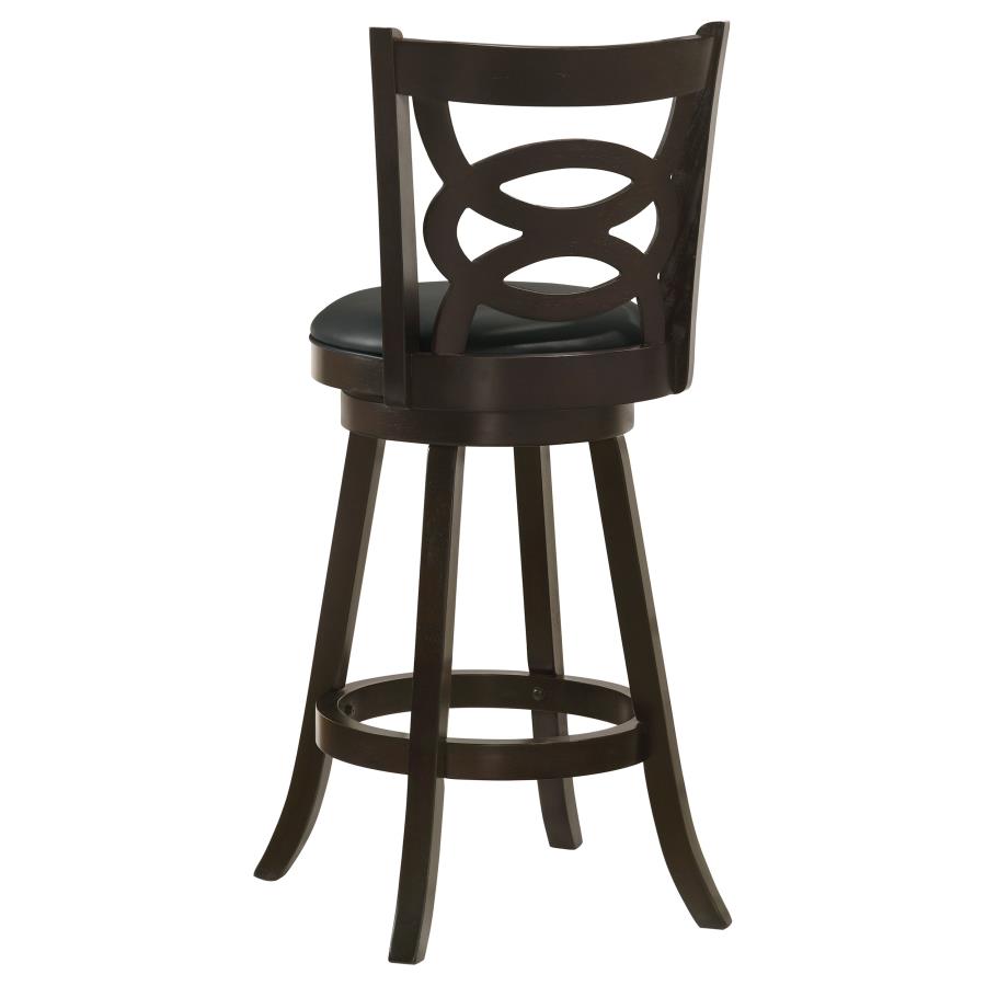 Calecita Wood Swivel Bar Chair Cappuccino (Set of 2) - 101930