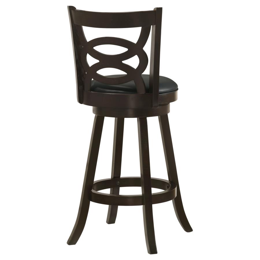 Calecita Wood Swivel Bar Chair Cappuccino (Set of 2) - 101930