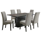 Stanton 7-piece Rectangular Dining Table Set Grey - 102061-S7