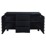 Stanton 3-drawer Sideboard Buffet Storage Cabinet Black - 102065