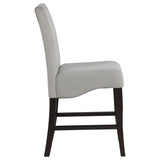Stanton Velvet Upholstered Counter Chair Grey (Set of 2) - 102069GRY