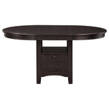 Lavon 5-piece Oval Extension Leaf Dining Set Espresso - 102671-S5
