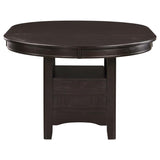 Lavon Oval 60-inch Extension Leaf Dining Table Espresso - 102671