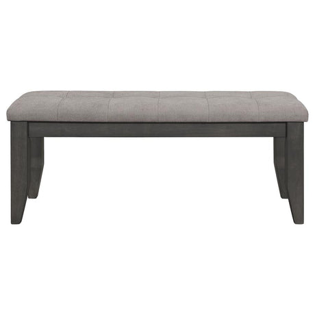 Dalila 6-piece Rectangular Dining Table Set Dark Grey - 102721GRY-S6