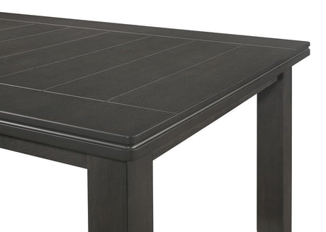 Dalila 6-piece Rectangular Dining Table Set Dark Grey - 102721GRY-S6
