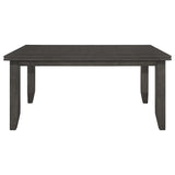 Dalila Rectangular 66-inch Wood Dining Table Dark Grey - 102721GRY