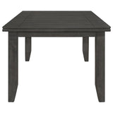 Dalila Rectangular 66-inch Wood Dining Table Dark Grey - 102721GRY
