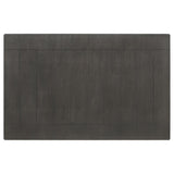 Dalila Rectangular 66-inch Wood Dining Table Dark Grey - 102721GRY