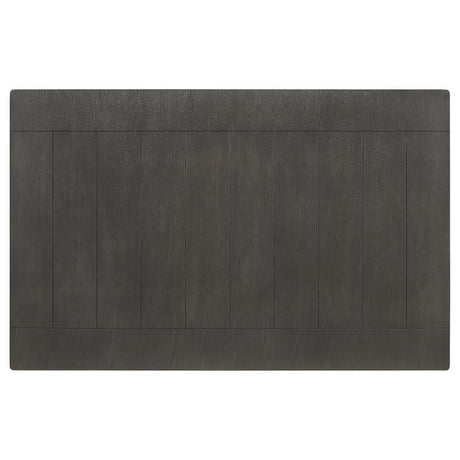 Dalila Rectangular 66-inch Wood Dining Table Dark Grey - 102721GRY