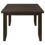 Dalila Rectangular 66-inch Wood Dining Table Cappuccino - 102721