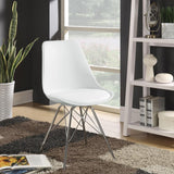 Juniper Polypropylene Dining Side Chair White (Set of 2) - 102792