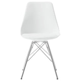 Juniper Polypropylene Dining Side Chair White (Set of 2) - 102792