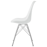 Juniper Polypropylene Dining Side Chair White (Set of 2) - 102792