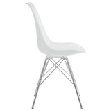 Juniper Polypropylene Dining Side Chair White (Set of 2) - 102792