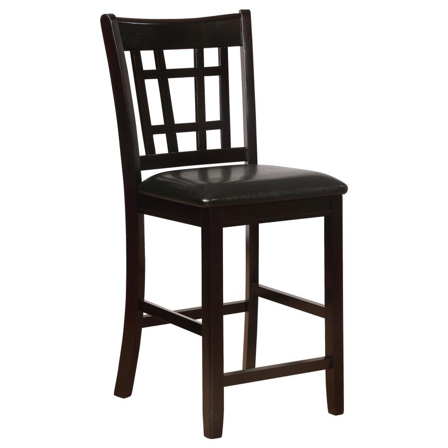 Lavon 5-piece Oval Counter Height Dining Set Espresso - 102888-S5