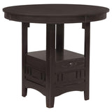 Lavon Oval 60-inch Extension Counter Dining Table Espresso - 102888