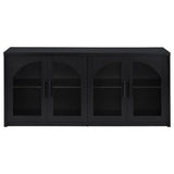 Riva 4-door Dining Sideboard Buffet Storage Credenza Black - 103895