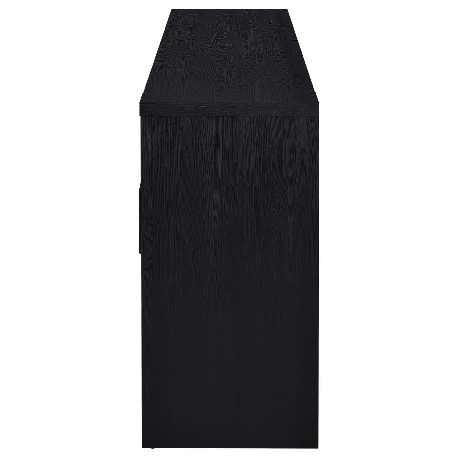Riva 4-door Dining Sideboard Buffet Storage Credenza Black - 103895