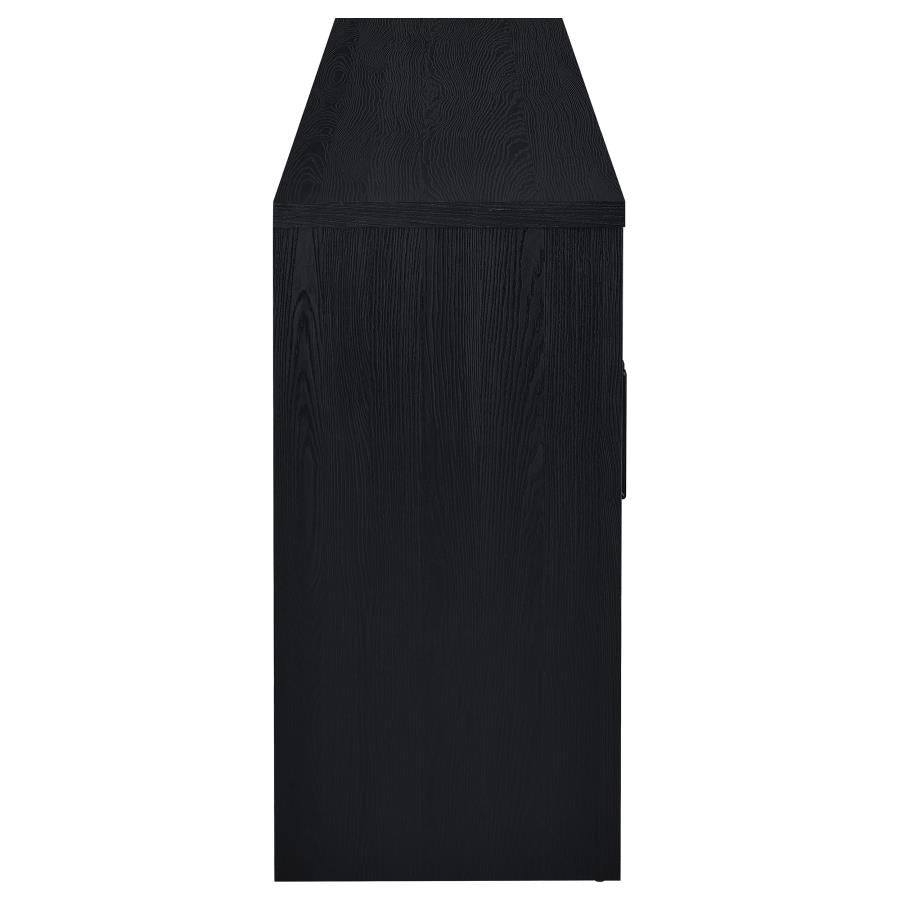 Riva 4-door Dining Sideboard Buffet Storage Credenza Black - 103895