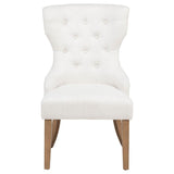 Baney Tufted Upholstered Dining Chair Beige and Rustic Grey - 104507