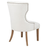 Baney Tufted Upholstered Dining Chair Beige and Rustic Grey - 104507