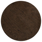 Ridgewell 5-piece Round Pedestal Dining Set Dark Oak - 104600-S5