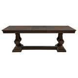 Ridgewell Rectangular Trestle Dining Table Dark Oak - 104601