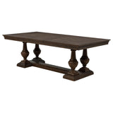 Ridgewell Rectangular Trestle Dining Table Dark Oak - 104601