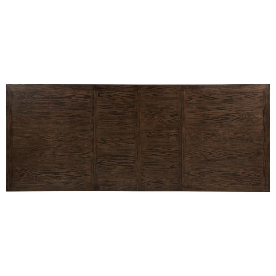 Ridgewell Rectangular Trestle Dining Table Dark Oak - 104601