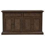Ridgewell 2-drawer 4-door Dining Server Dark Oak - 104605