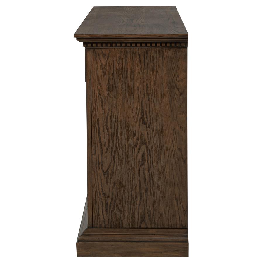 Ridgewell 2-drawer 4-door Dining Server Dark Oak - 104605