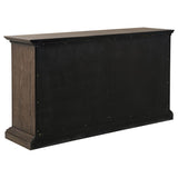 Ridgewell 2-drawer 4-door Dining Server Dark Oak - 104605