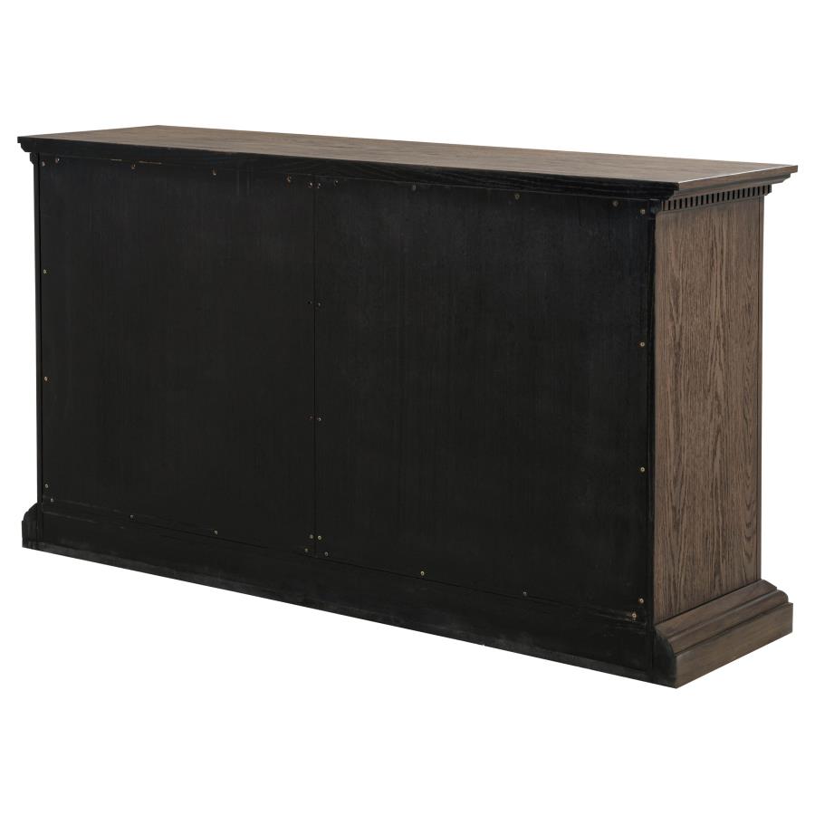 Ridgewell 2-drawer 4-door Dining Server Dark Oak - 104605