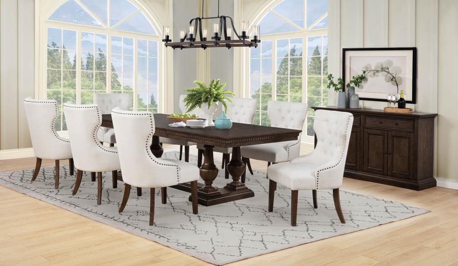 Ridgewell 2-drawer 4-door Dining Server Dark Oak - 104605