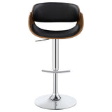 Dana Adjustable Bar Stool Black and Chrome - 104965