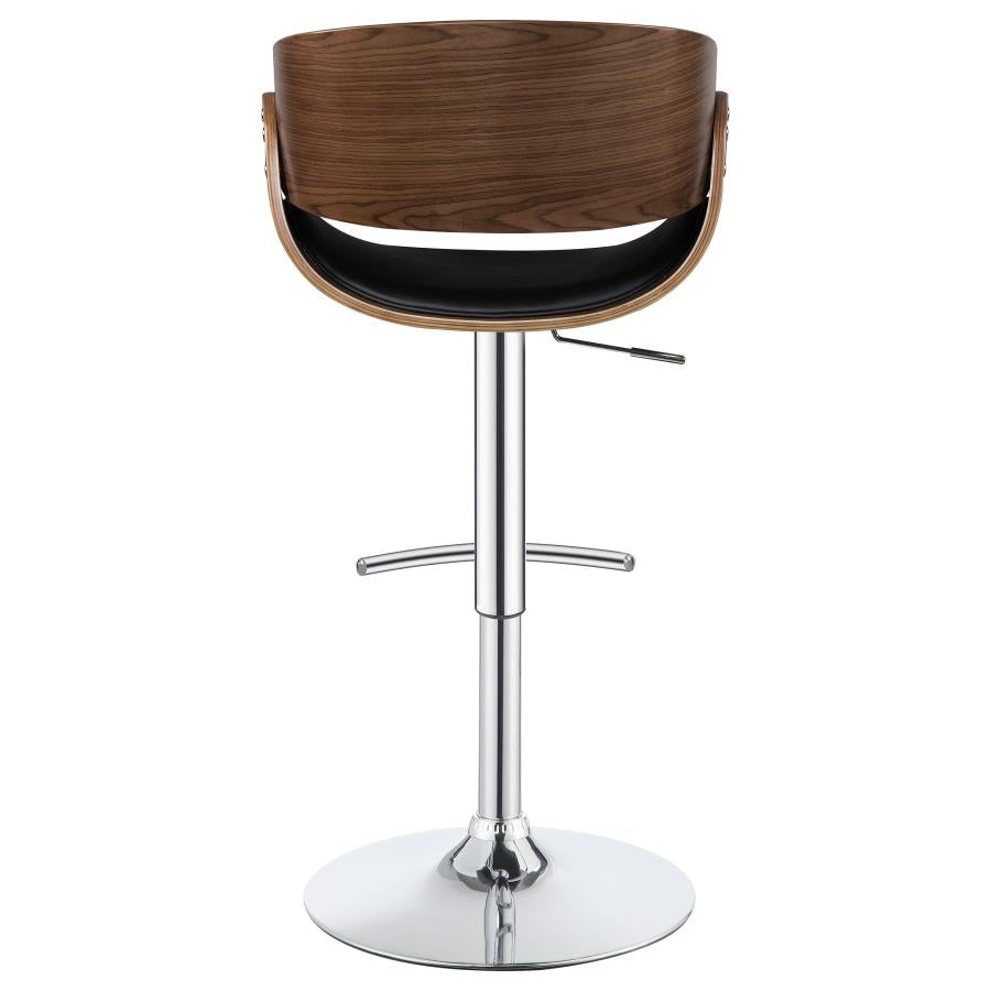Dana Adjustable Bar Stool Black and Chrome - 104965